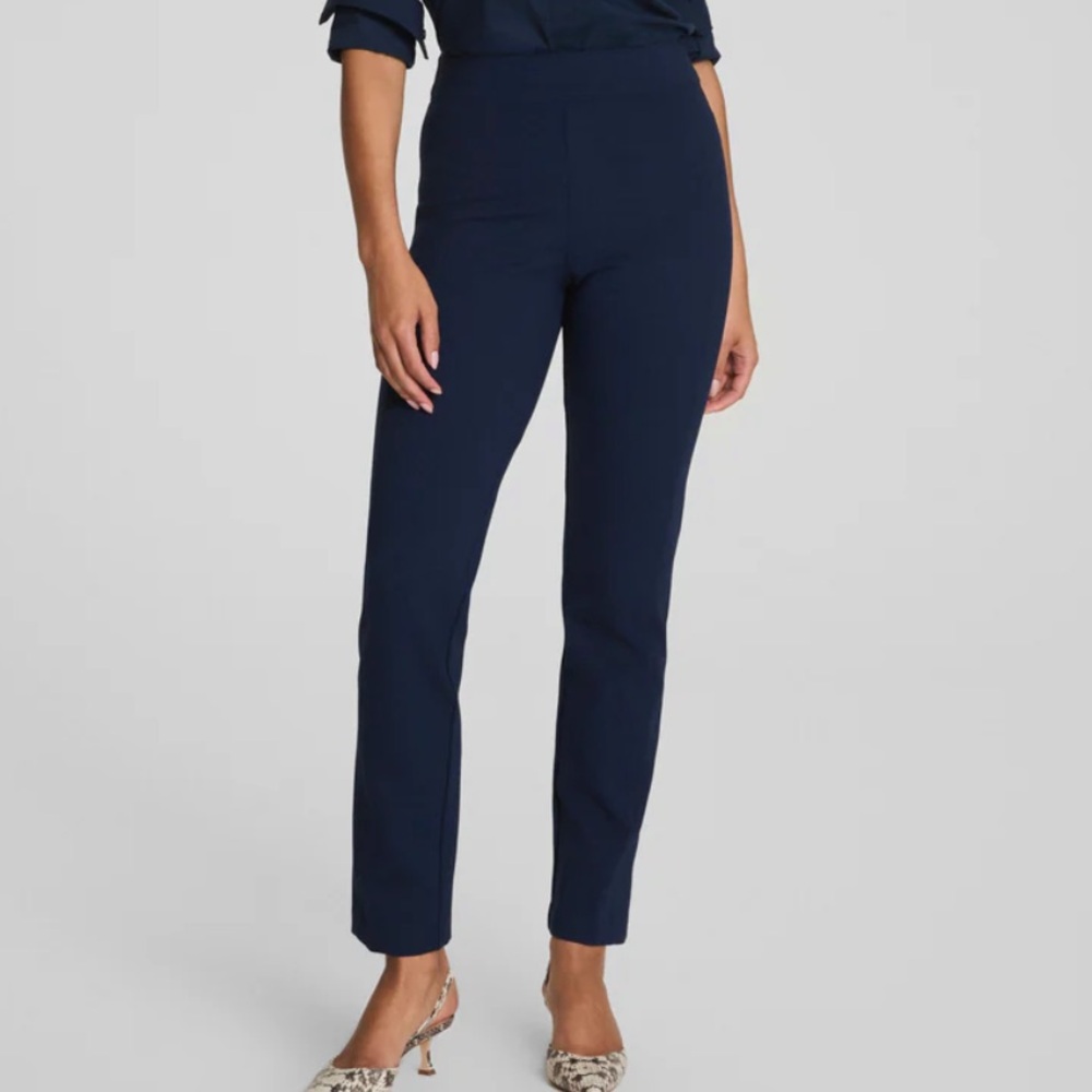 NWT Spanx straight navy pant